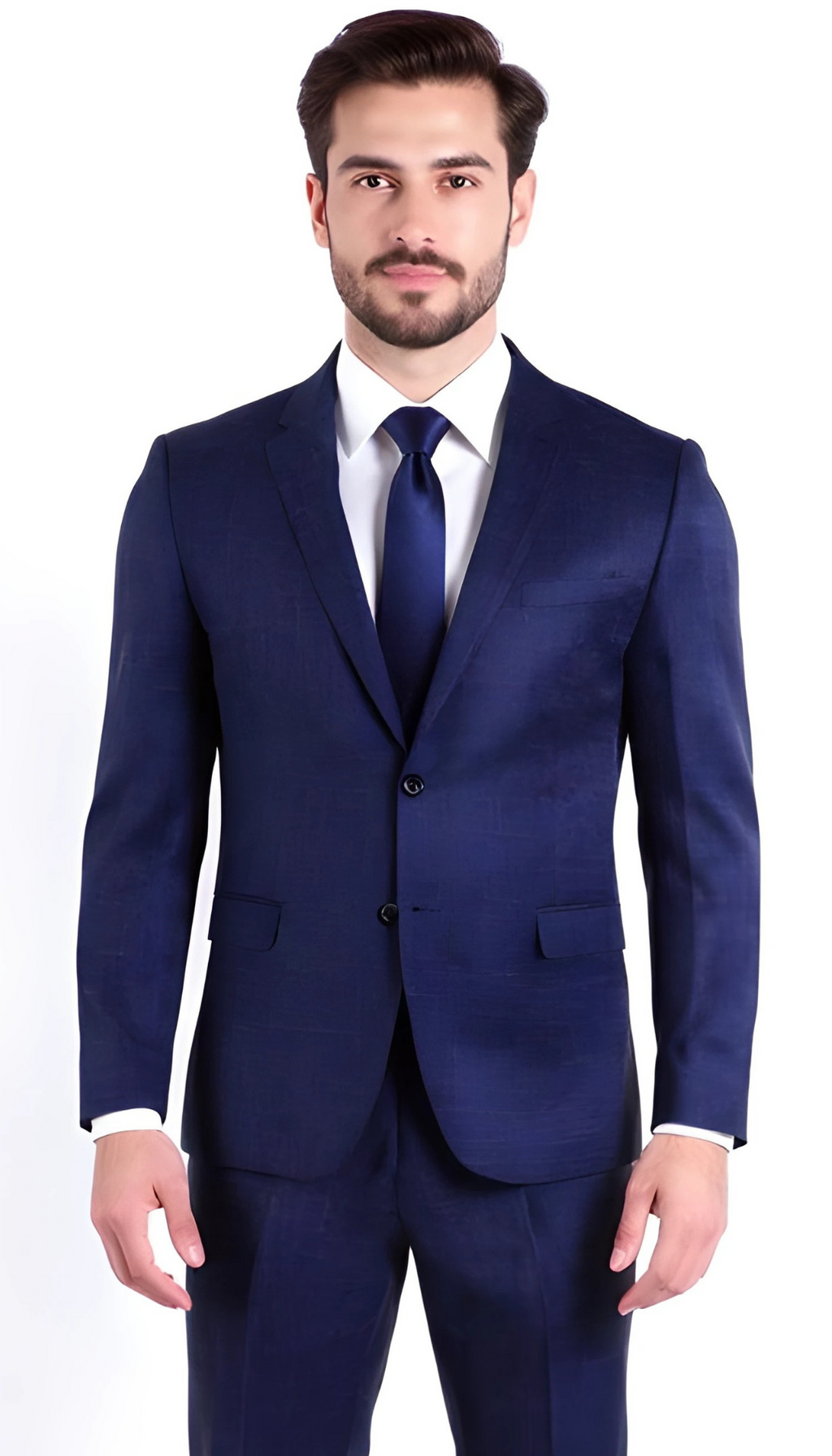 The Langford 2 Button Slim Fit Notch Lapel Suit-2