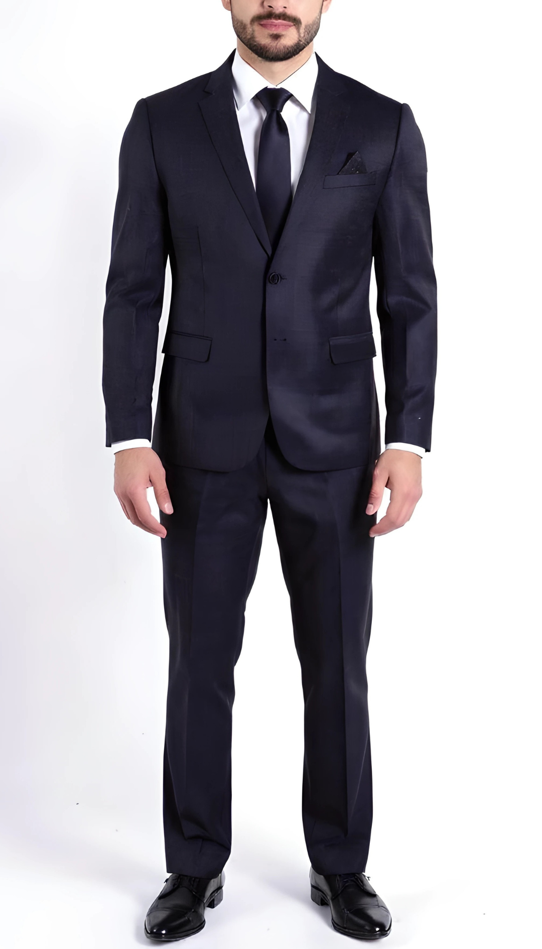 The Langford 2 Button Slim Fit Notch Lapel Suit-5