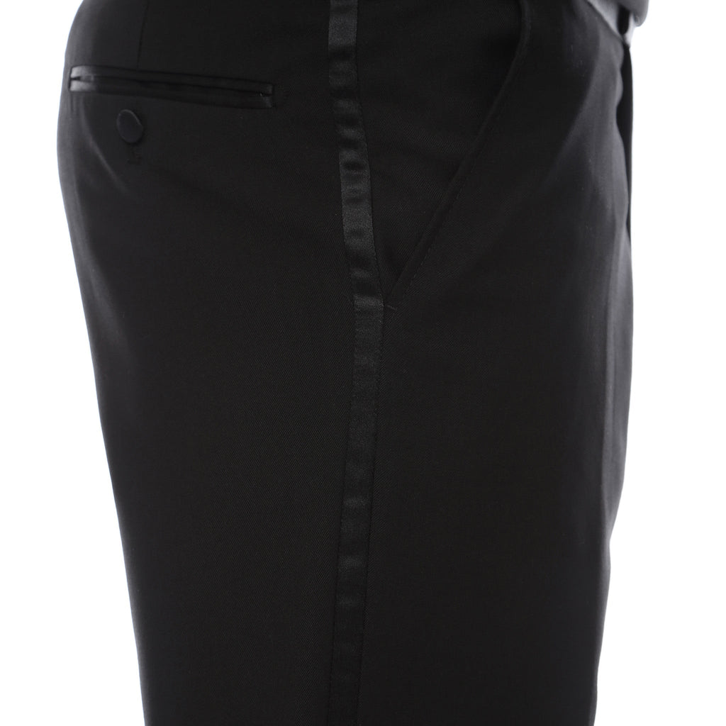 Bronson Black Slim Fit Notch Lapel Tuxedo-4