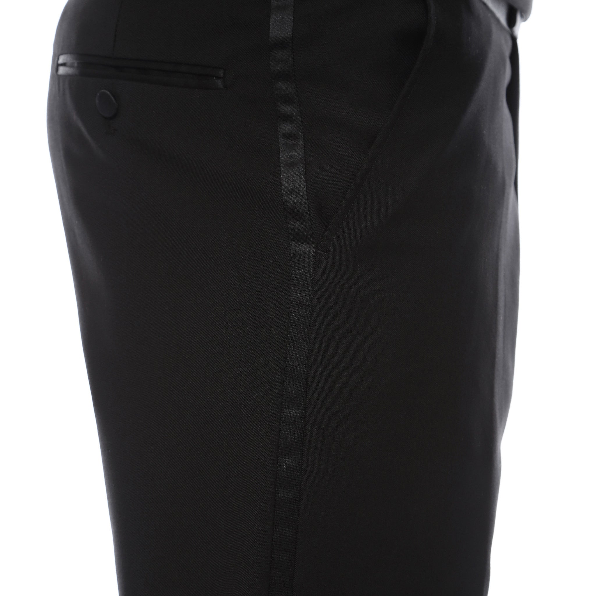 Bronson Black Slim Fit Notch Lapel Tuxedo-4