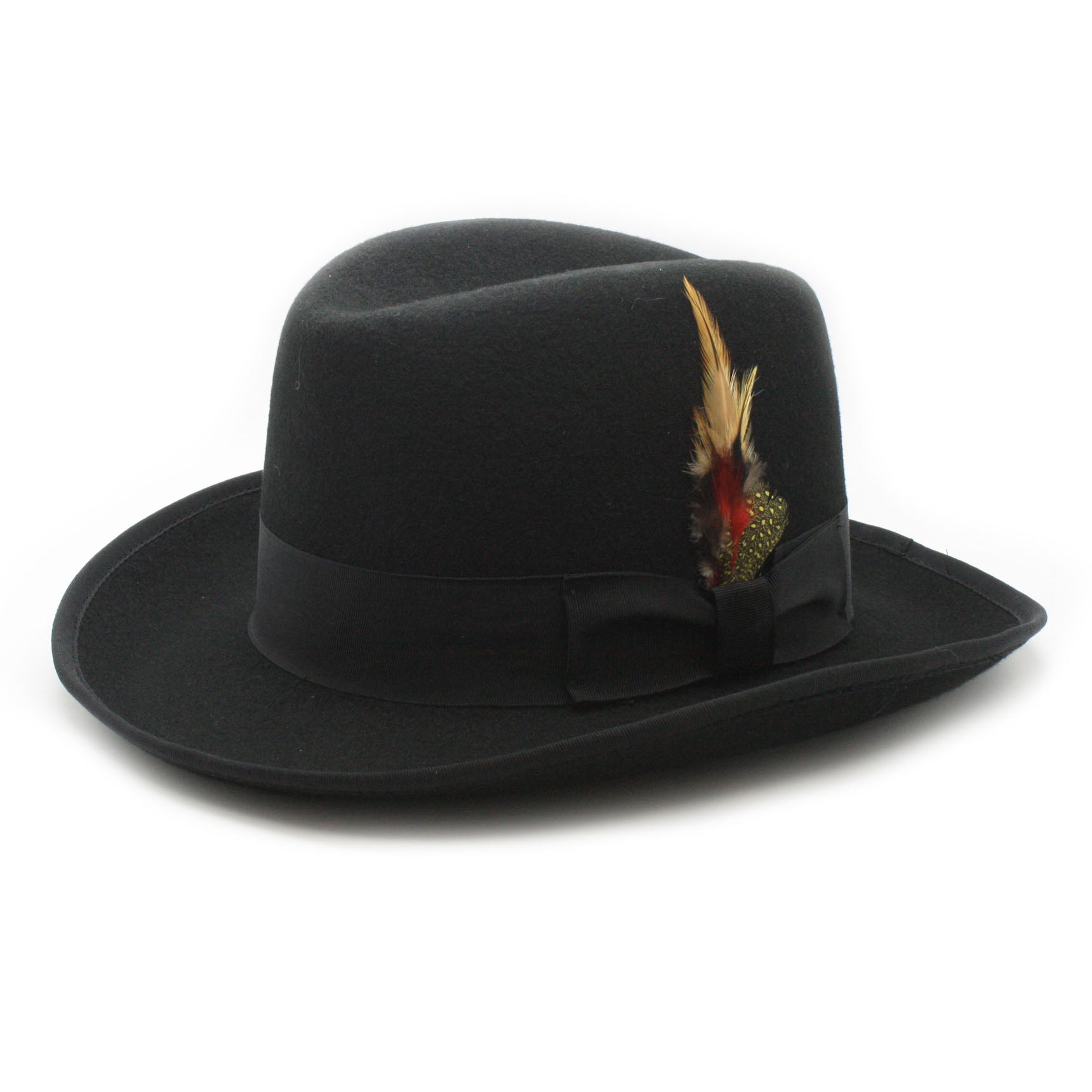 Premium Black Godfather Hat-0