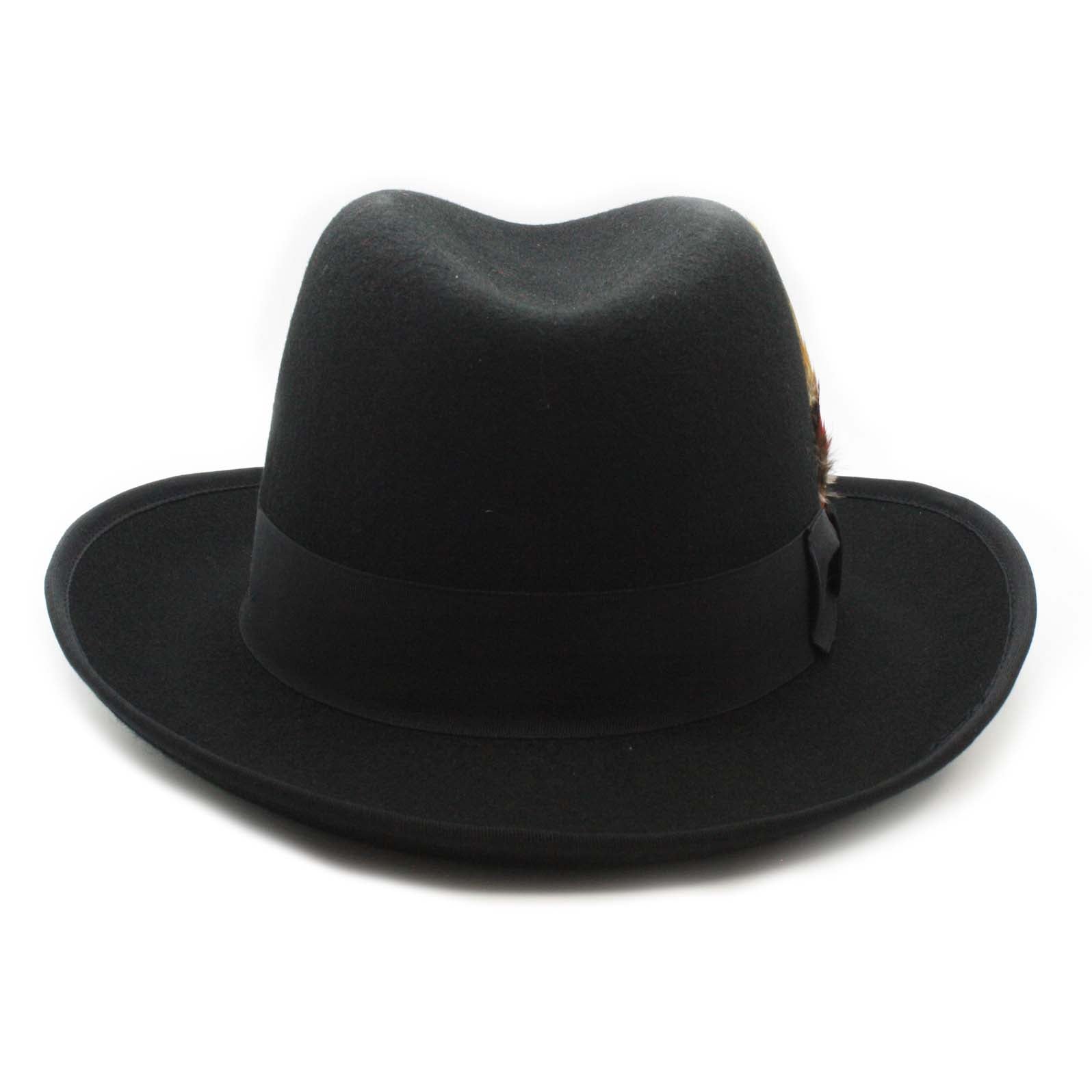 Premium Black Godfather Hat-1