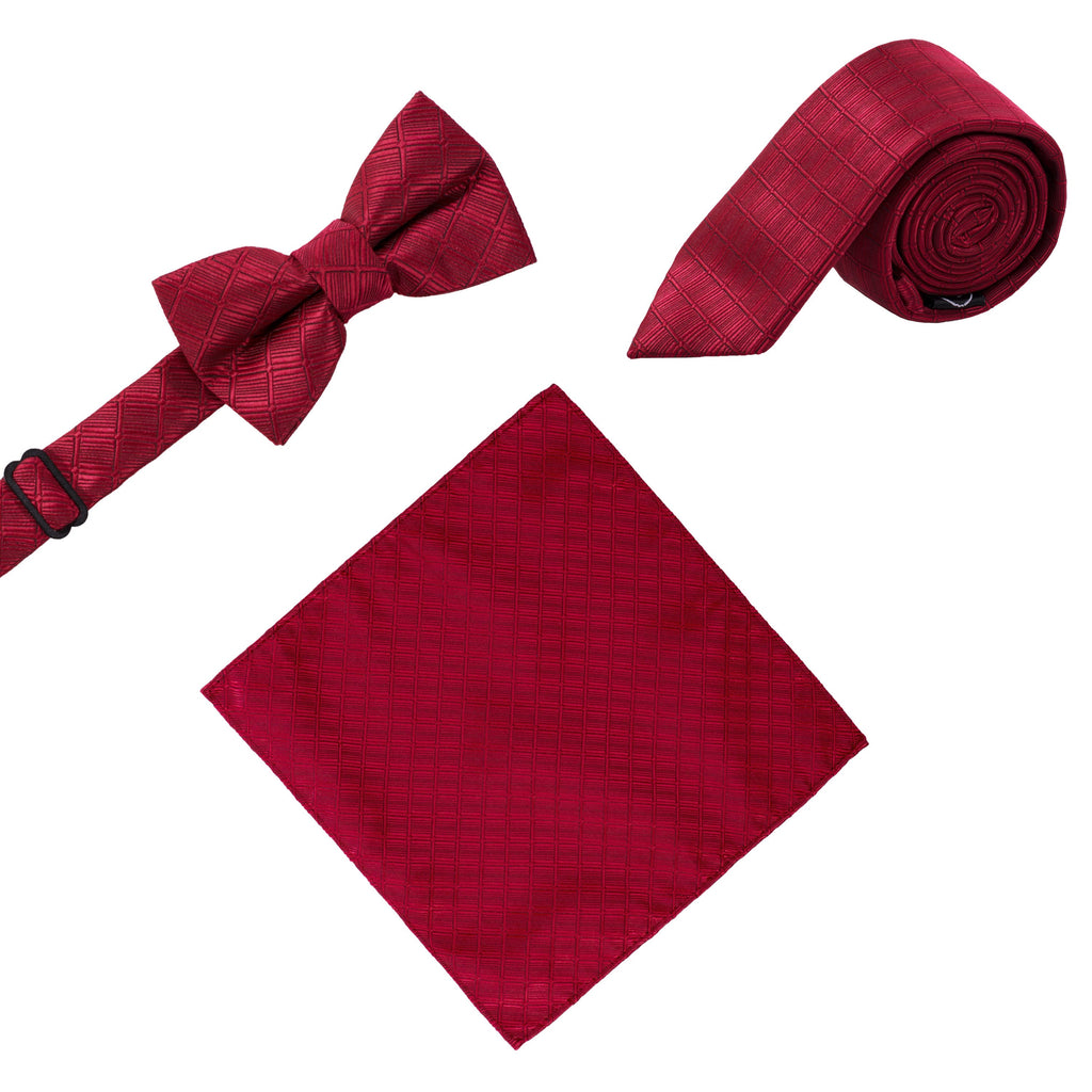 Ferrecci Boys 300 Series Vest Set Wine-1