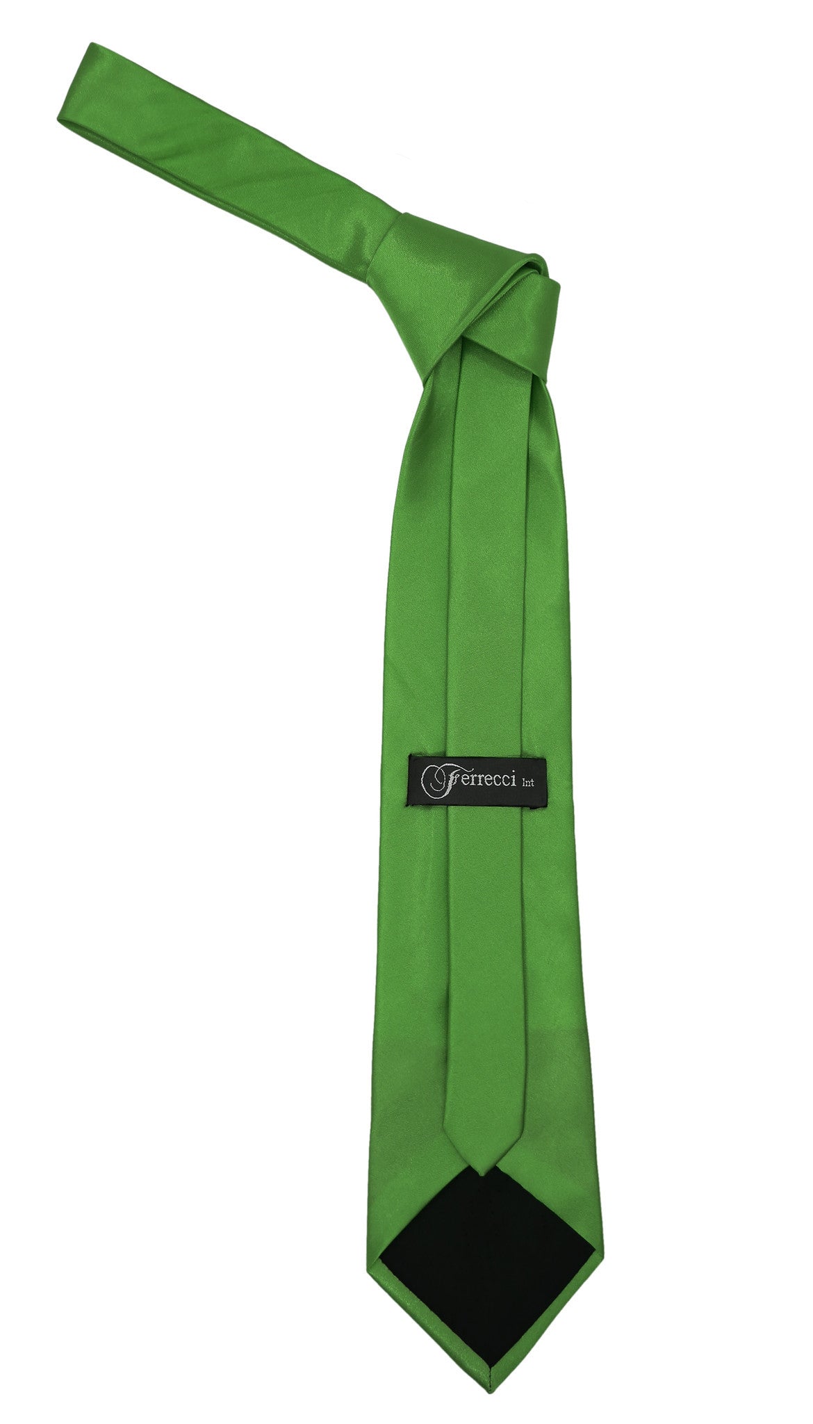 Premium Microfiber Kelly Green Necktie-1
