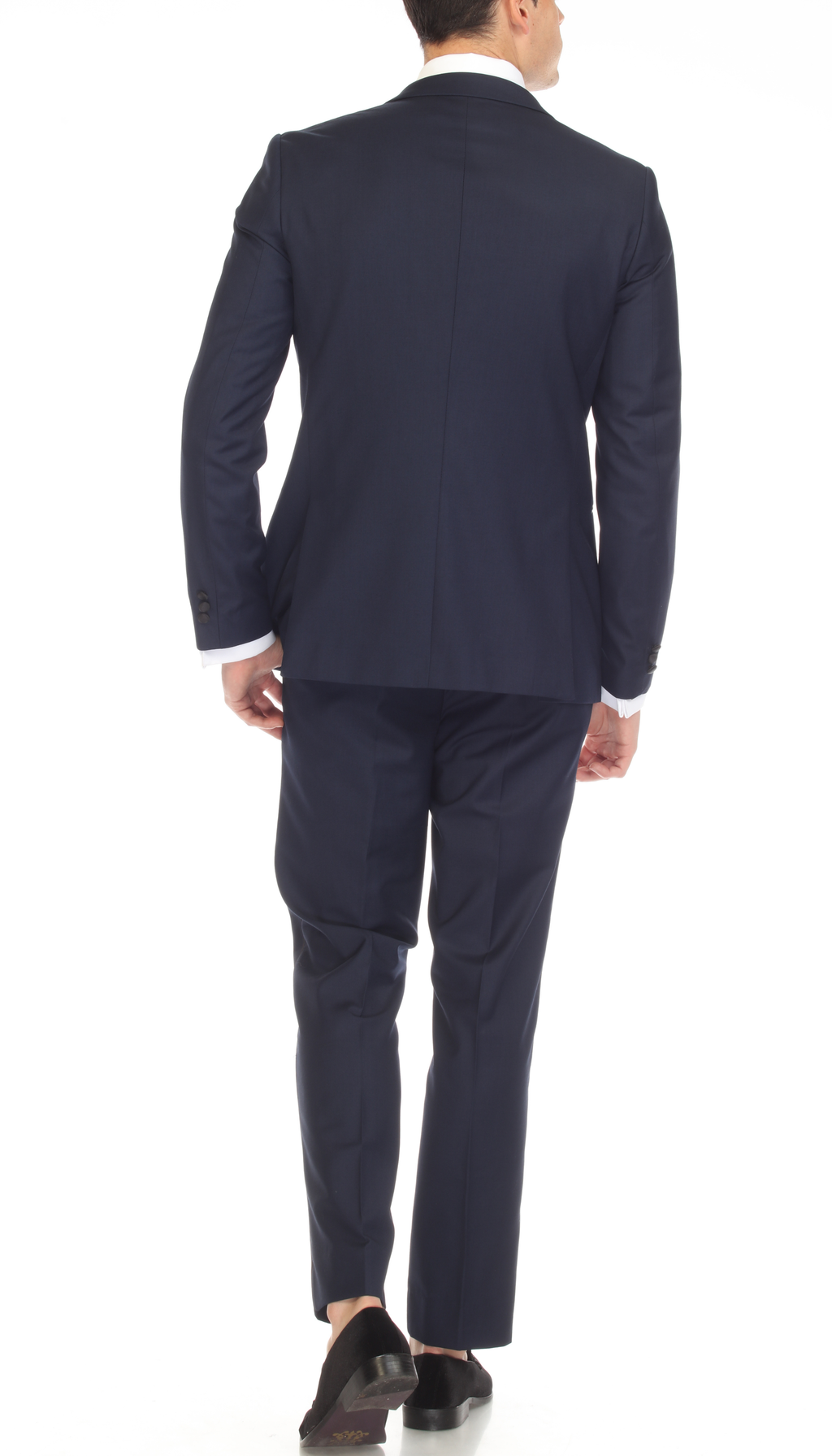 Bronson Navy Slim Fit Notch Lapel Tuxedo-3