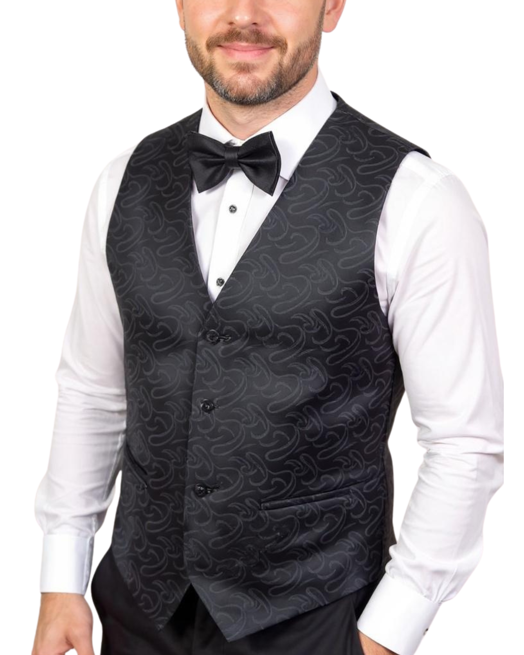 Ferrecci Mens Vest M Adjustable Vest Set-3