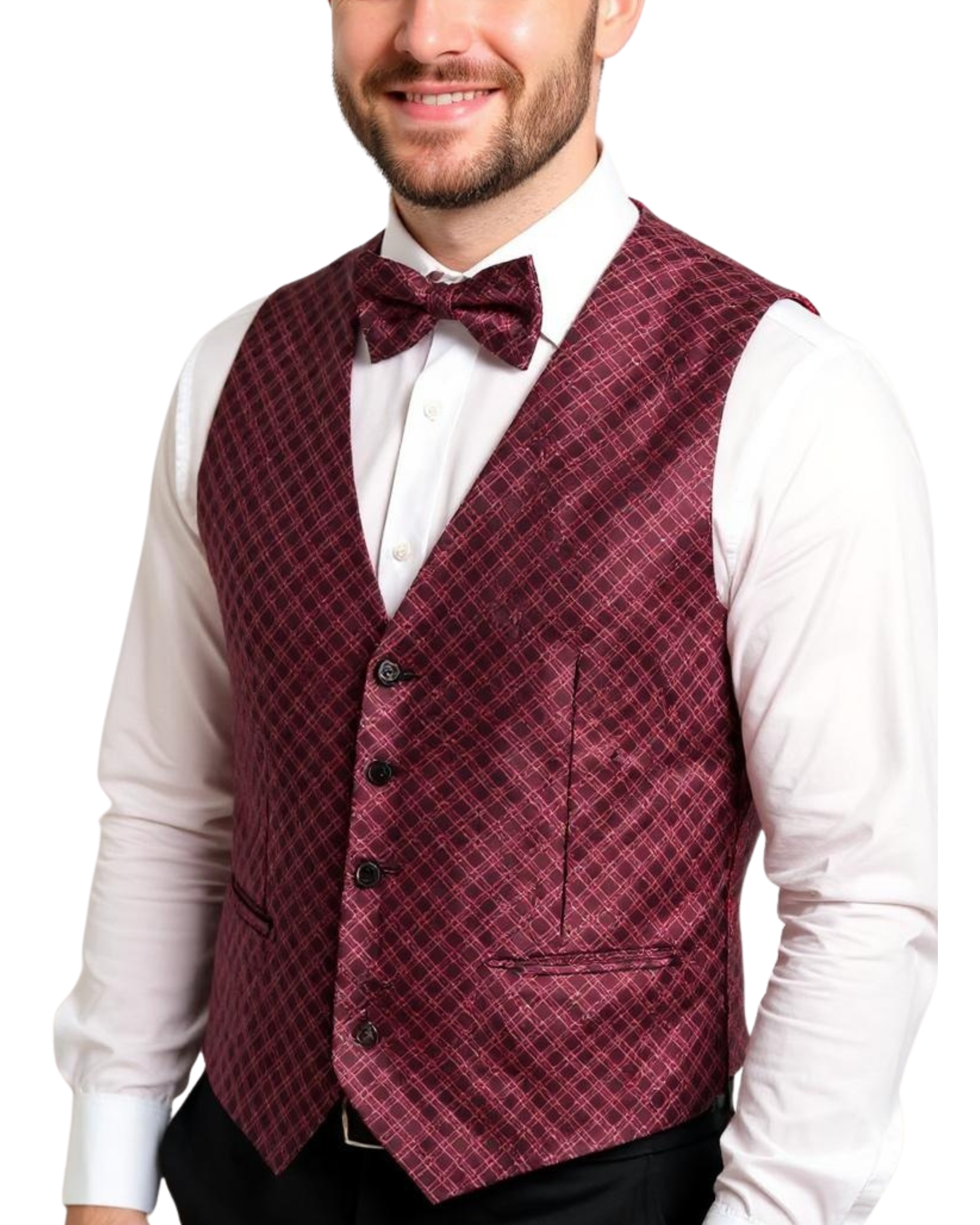 Ferrecci Mens Vest N Adjustable Vest Set-0