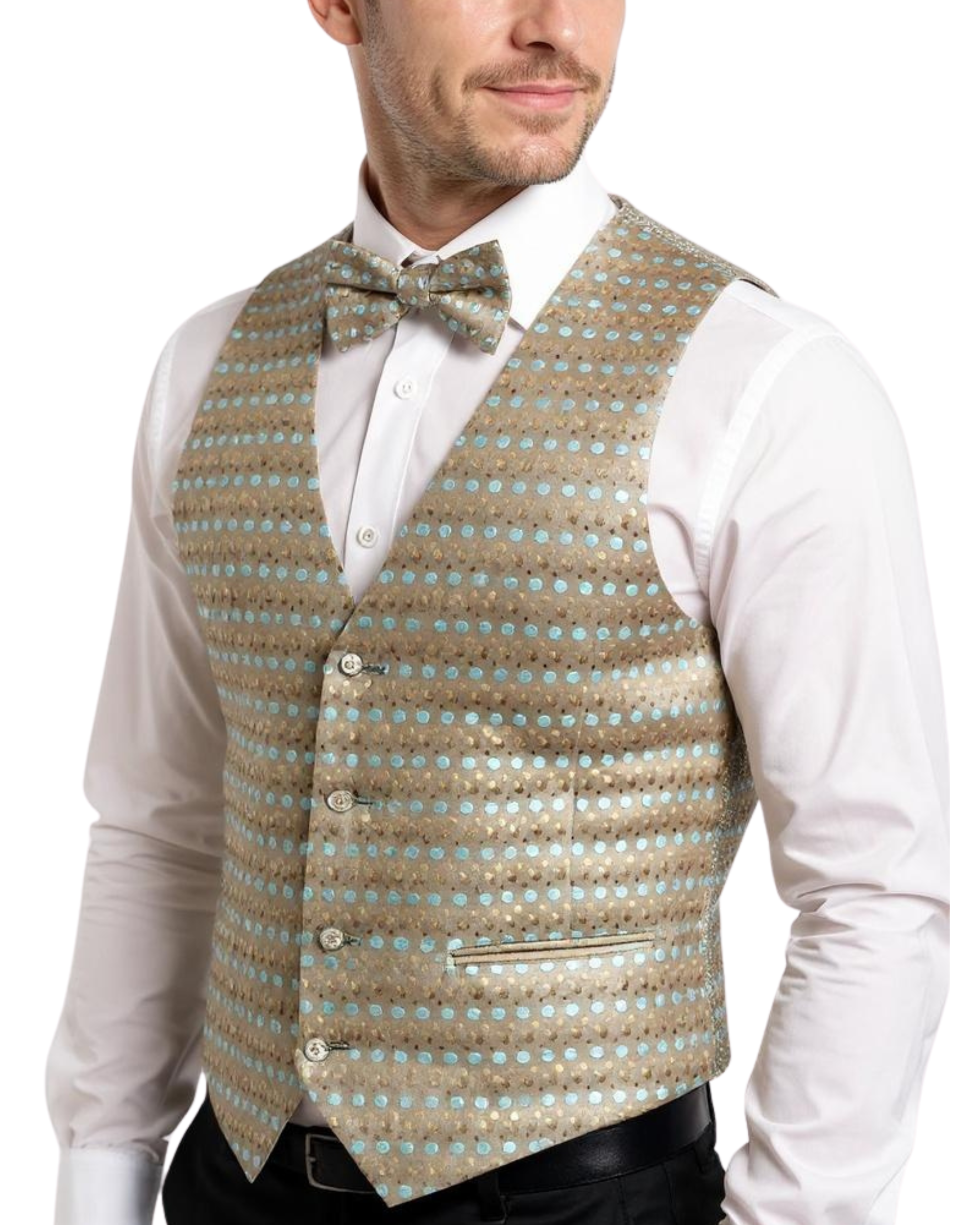 Ferrecci Mens Vest R Adjustable Vest Set-0