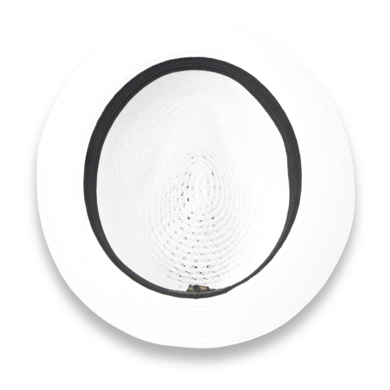 Castor Crushable Straw Hat Fedora in White-2