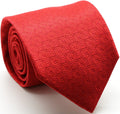 Mens Dads Classic Red Geometric Pattern Business Casual Necktie & Hanky Set Y-11-0