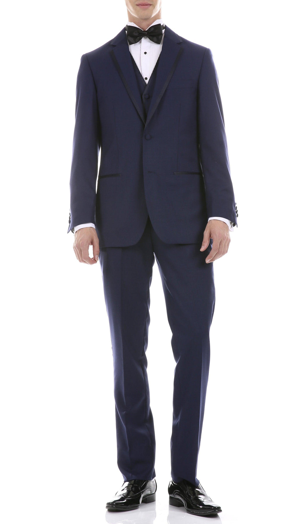 Celio Navy Slim Fit 3 Piece Tuxedo-0