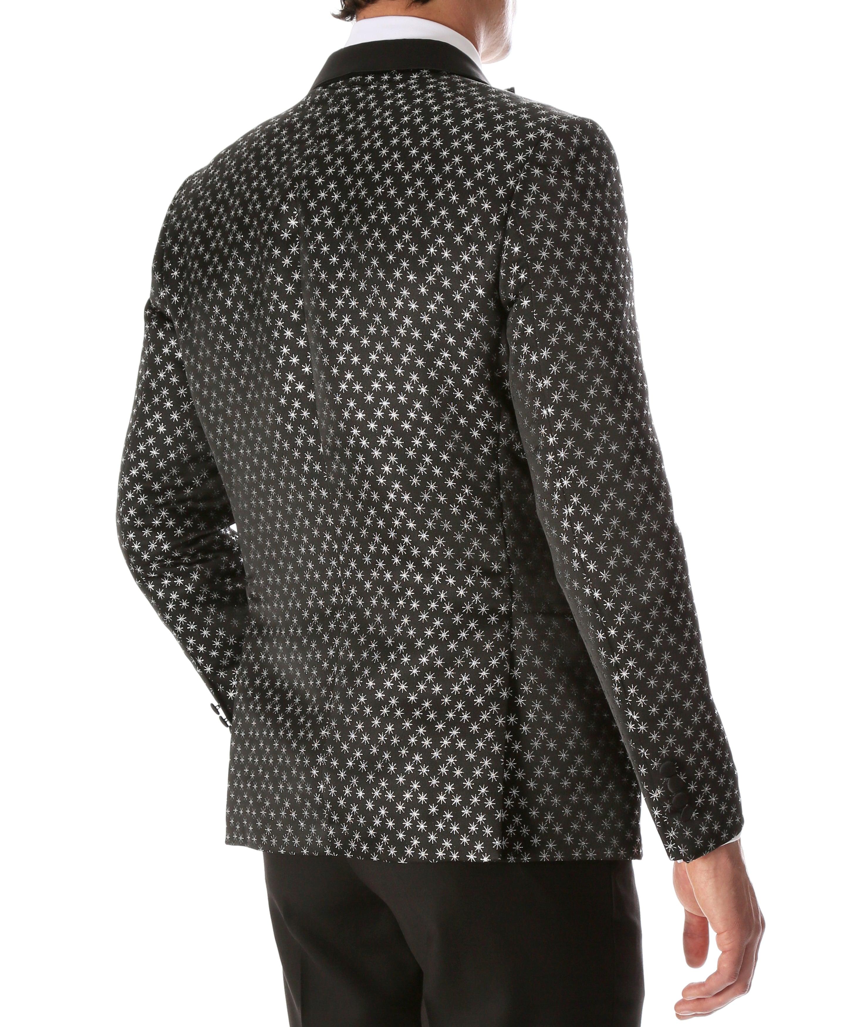 Men's Pronto Silver Star Modern Fit Tuxedo Blazer