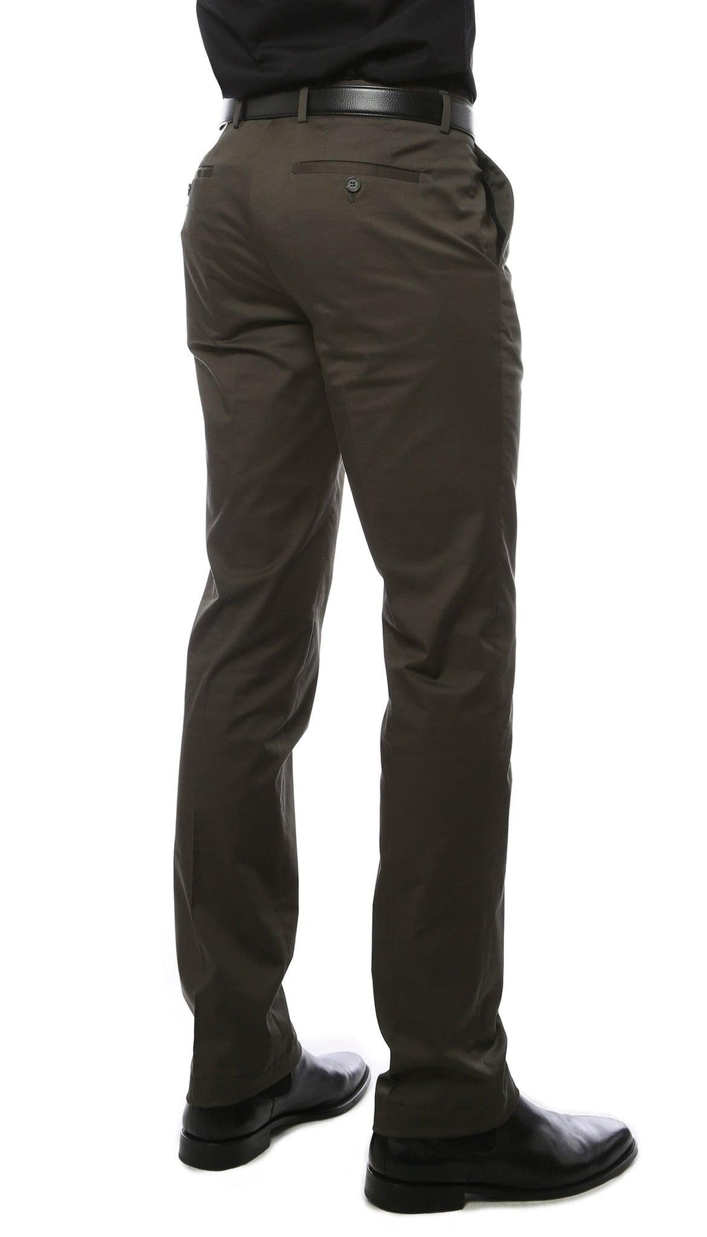 Zonettie Kilo Hunter Green Straight Leg Chino Pants-1